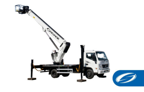 Truck Mounted Telescopic Boom Lift 28T