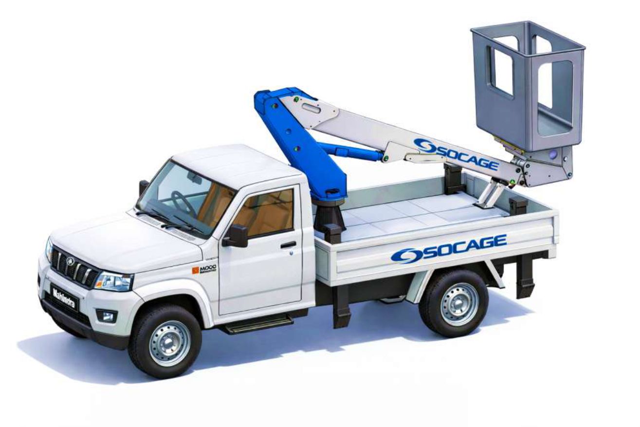 Camion con cestello compatto 16A